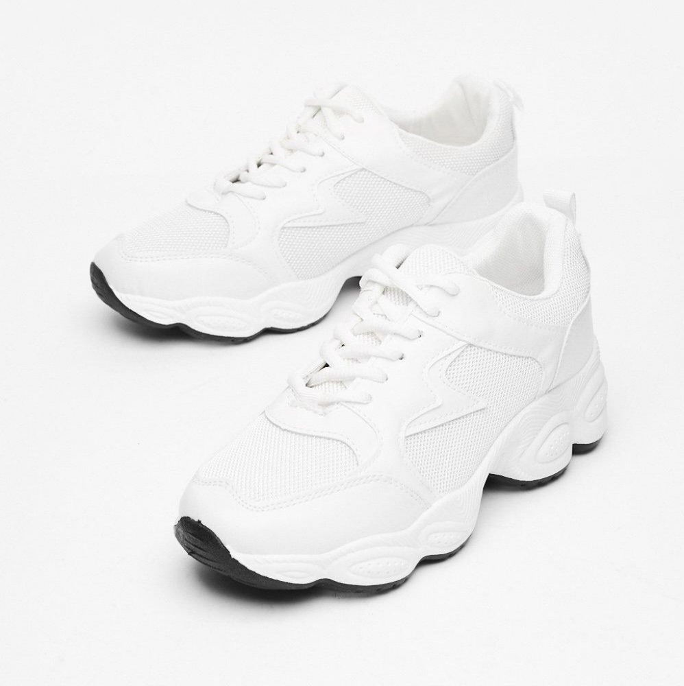 White Sneakers Trainers Nasty Gal US 6